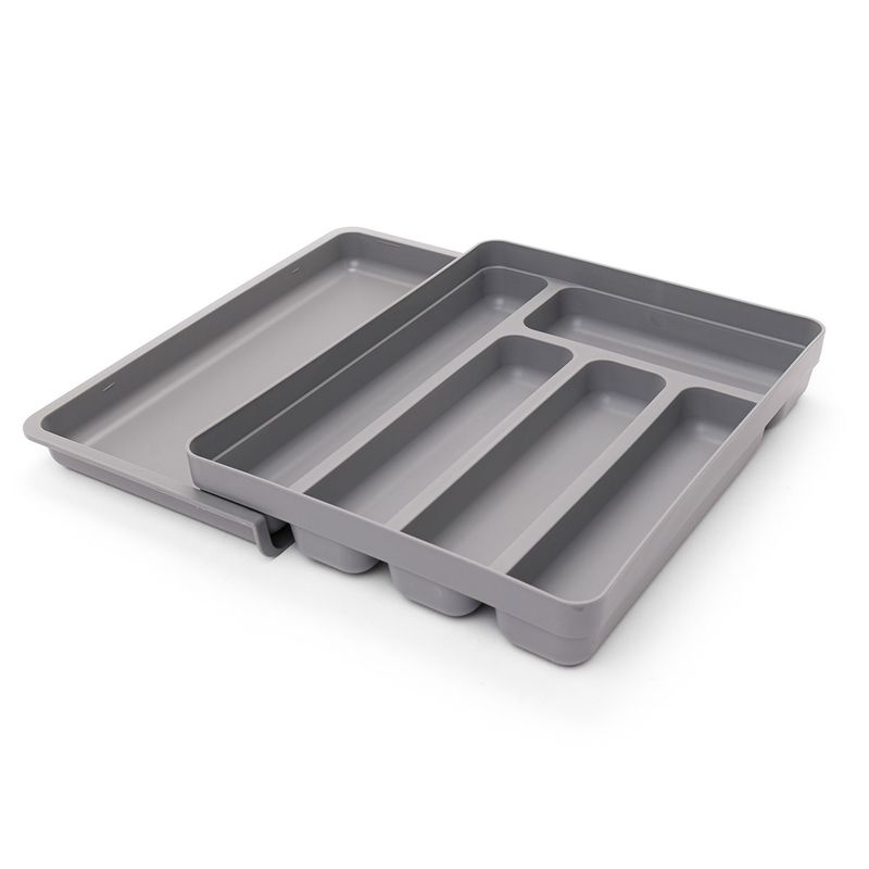 OU - Organizador Cubiertos Ext Logic Gri