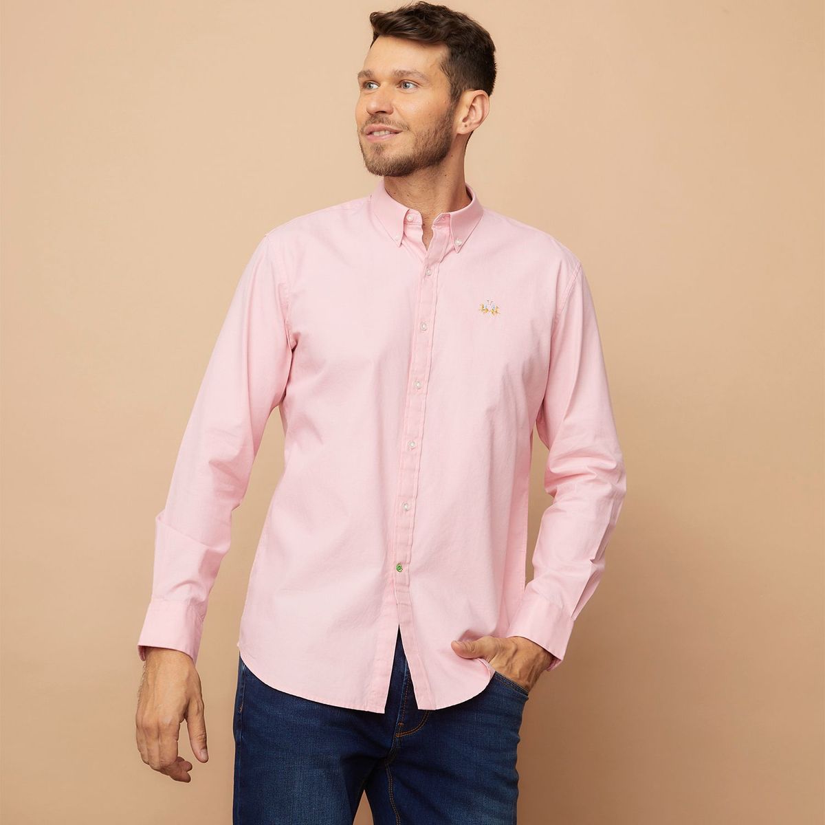 LA MARTINA - Camisa para Hombre Manga larga La Martina