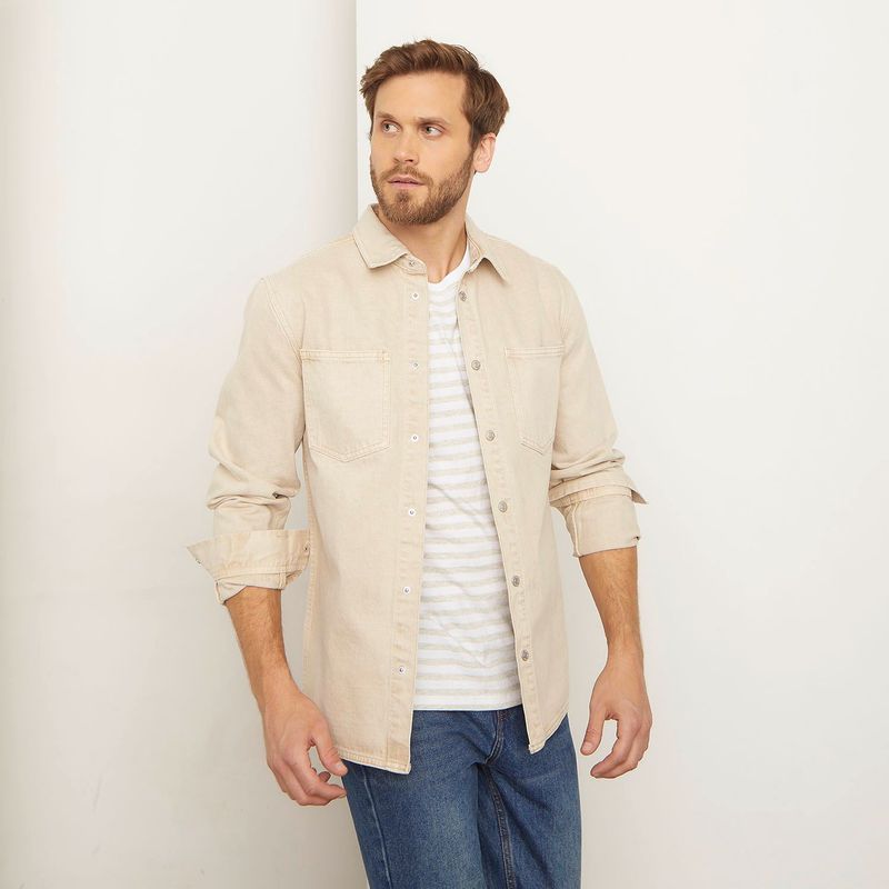 BASEMENT - Chaqueta Hombre de Algodón Basement