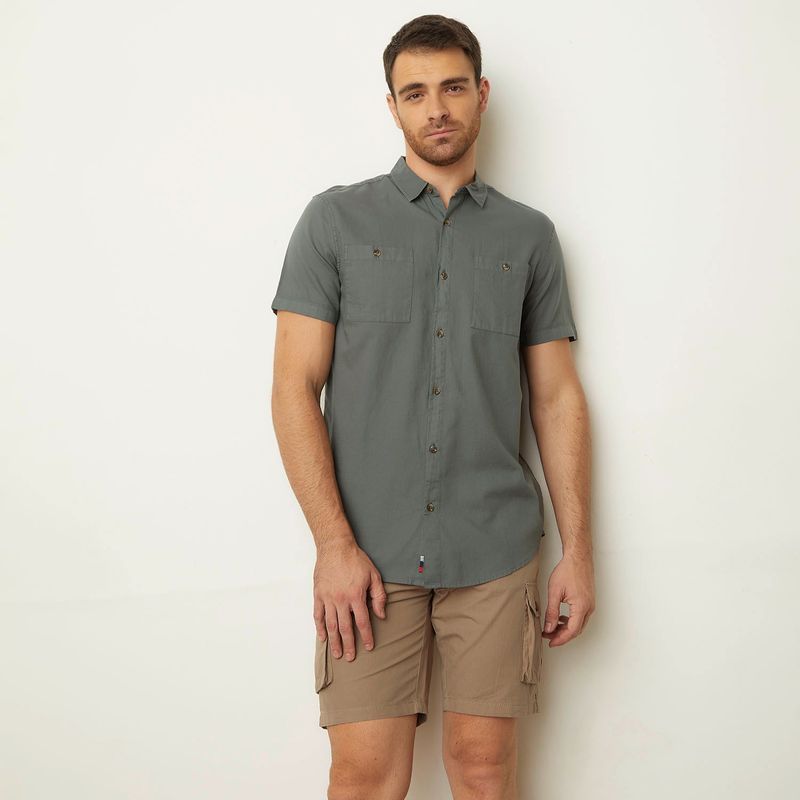 UNIVERSITY CLUB - Camisa para Hombre Manga corta University Club