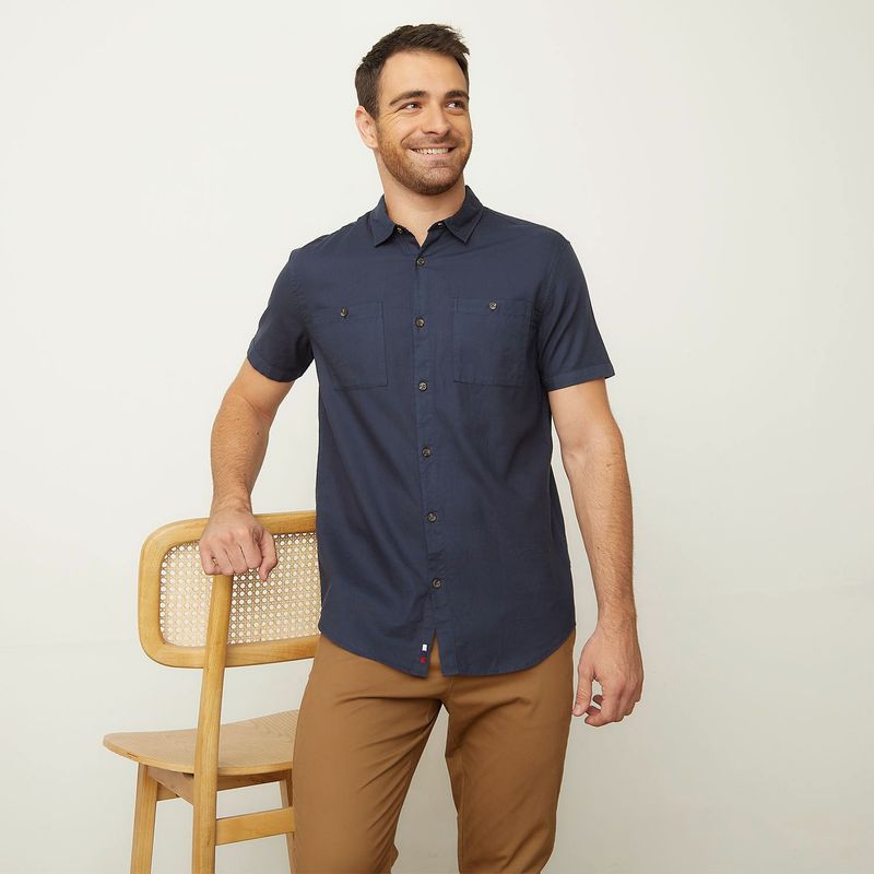 UNIVERSITY CLUB - Camisa para Hombre Manga corta University Club