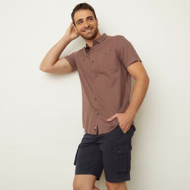 UNIVERSITY CLUB - Camisa para Hombre Manga corta University Club
