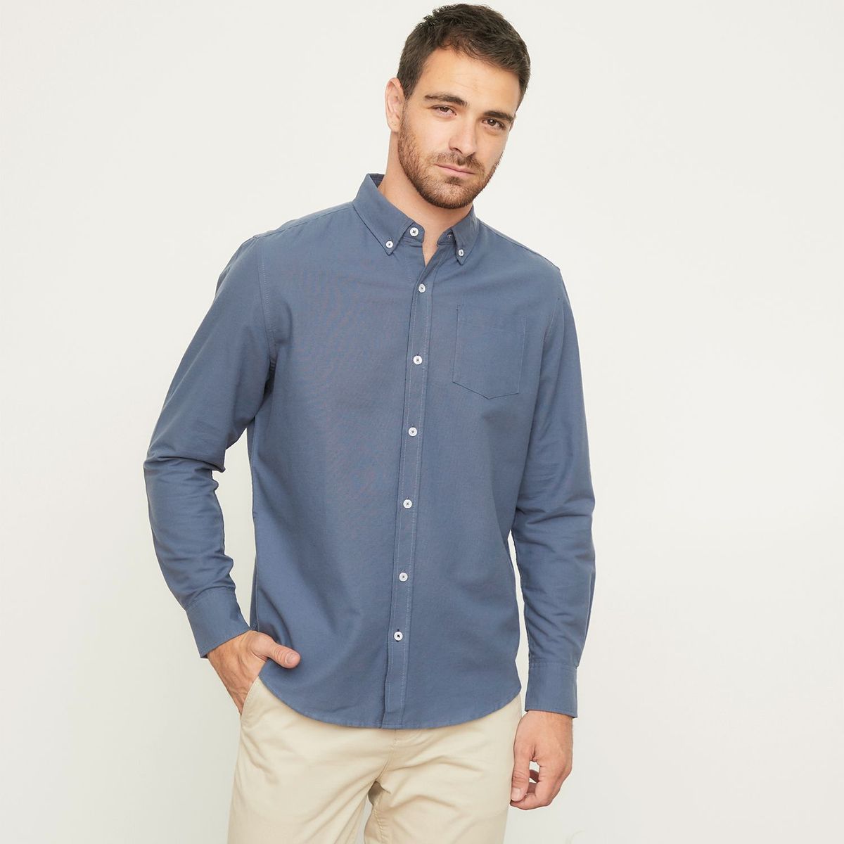 NEWBOAT - Camisa para Hombre Manga larga Newboat