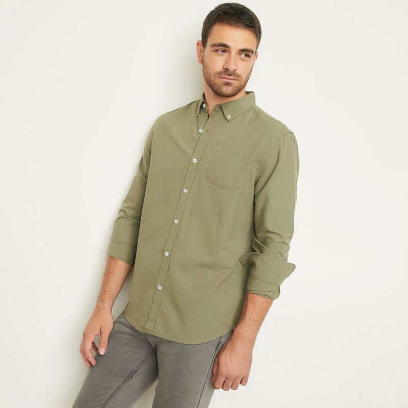NEWBOAT - Camisa para Hombre Manga larga Newboat