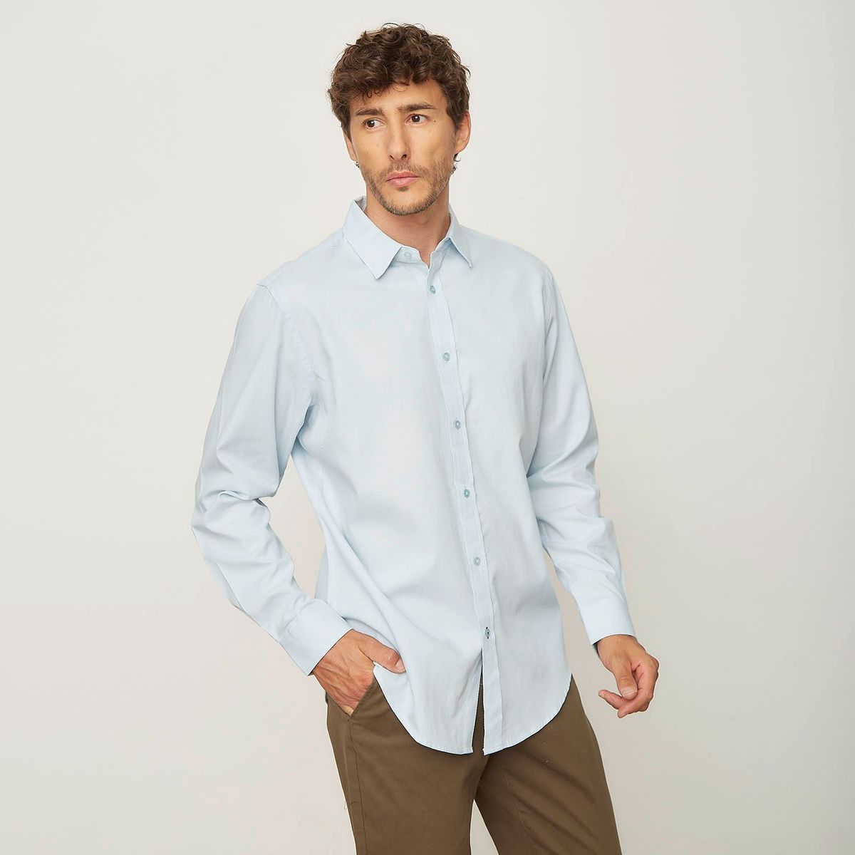 NEWBOAT - Camisa para Hombre Manga larga Newboat
