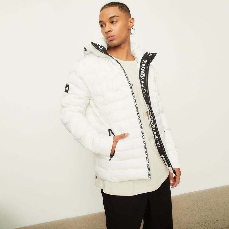 ECKO - Chaqueta acolchada para Hombre Con cremallera Ecko