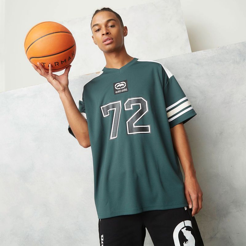ECKO - Camiseta para Hombre Manga corta con Estampado Oversize Ecko