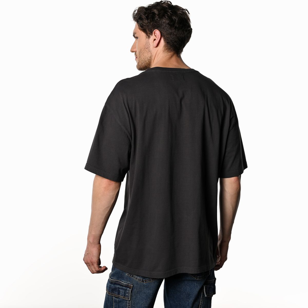 DENIMLAB - Camiseta Hombre Manga corta con Estampado de Algodón Denimlab