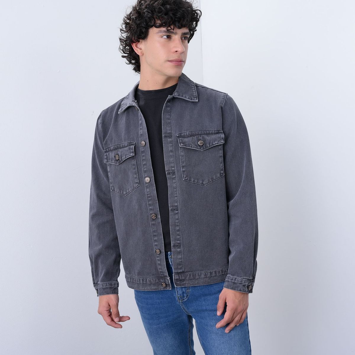 DENIMLAB - Chaqueta de jean para Hombre de Algodón Denimlab