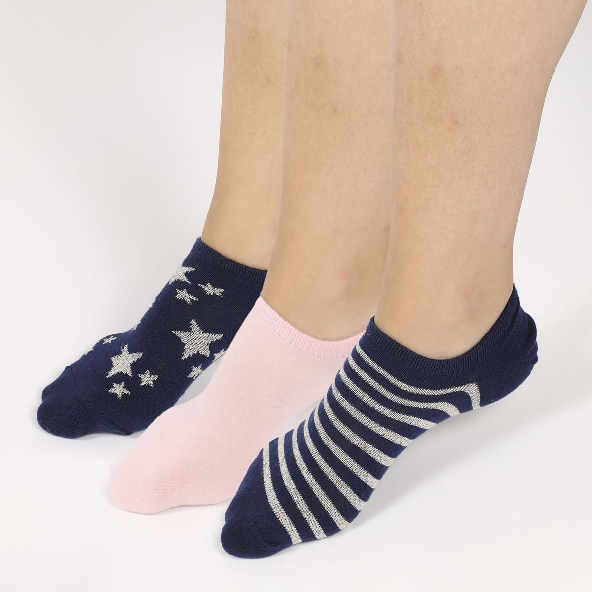 SYBILLA - Medias Mujer Invisible Pack de 3 Sybilla