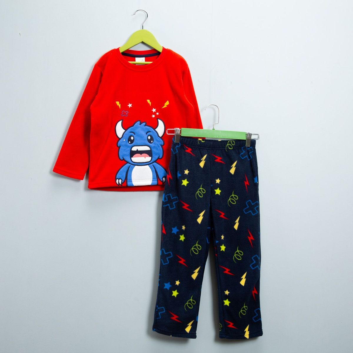 YAMP - Pijama para Niño 2 piezas con Estampado Cintura elásticada Manga larga Yamp