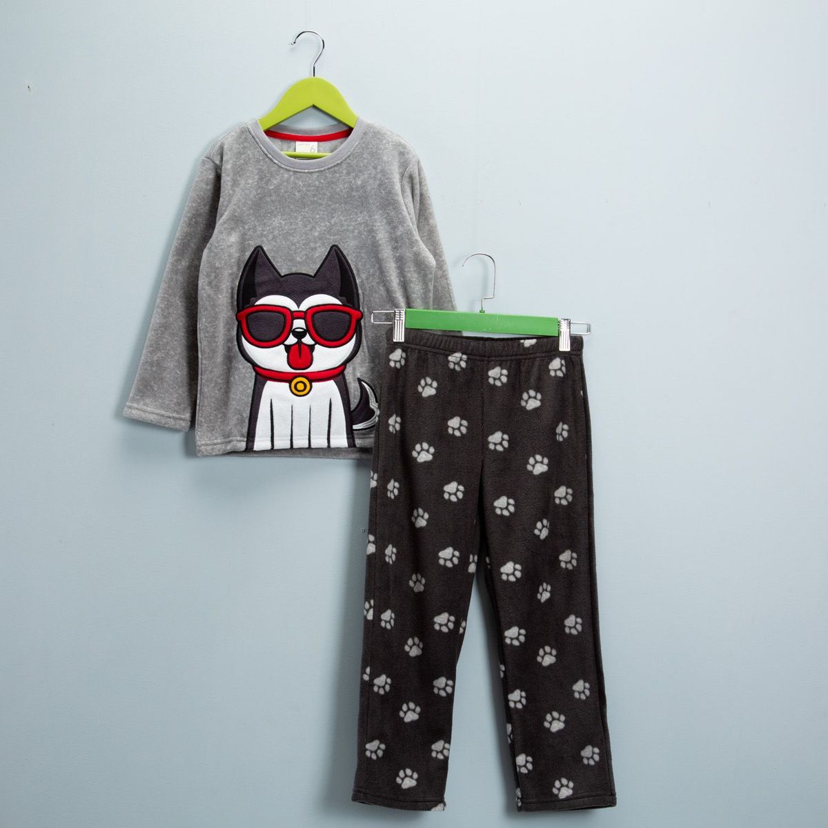 YAMP - Pijama para Niño 2 piezas con Estampado Cintura elásticada Manga larga Yamp