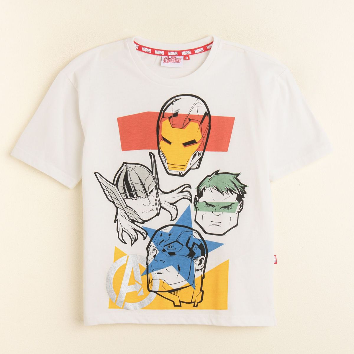AVENGERS - Camiseta Para Niño en Algodón Avengers