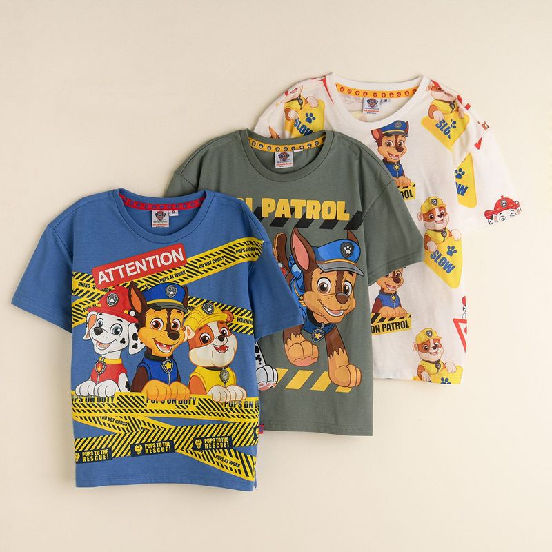 PAW PATROL - Camiseta para Niño en Algodón PAW PATROL