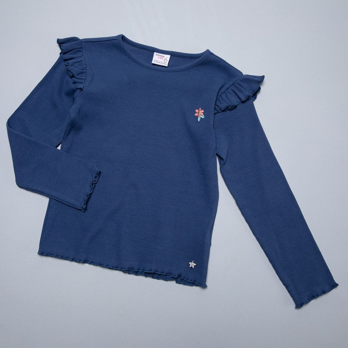 YAMP - Camiseta para Niña en Algodón Yamp