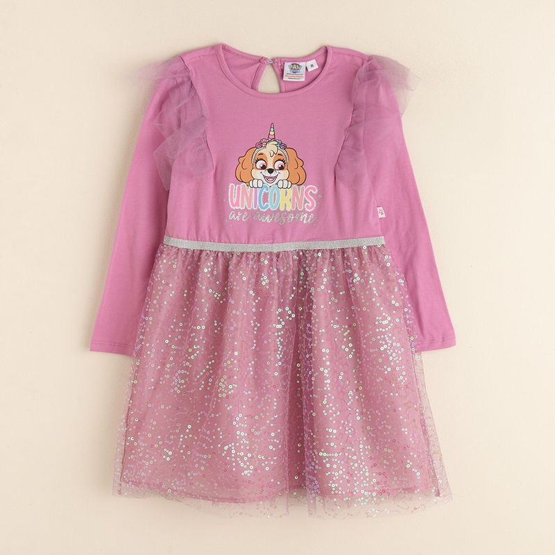 PAW PATROL - Vestido para Niña en Algodón PAW PATROL