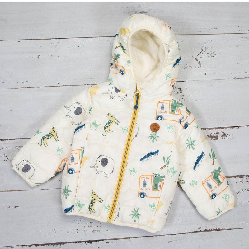 YAMP - Chaqueta para Bebé niño con Estampado con capucha Yamp