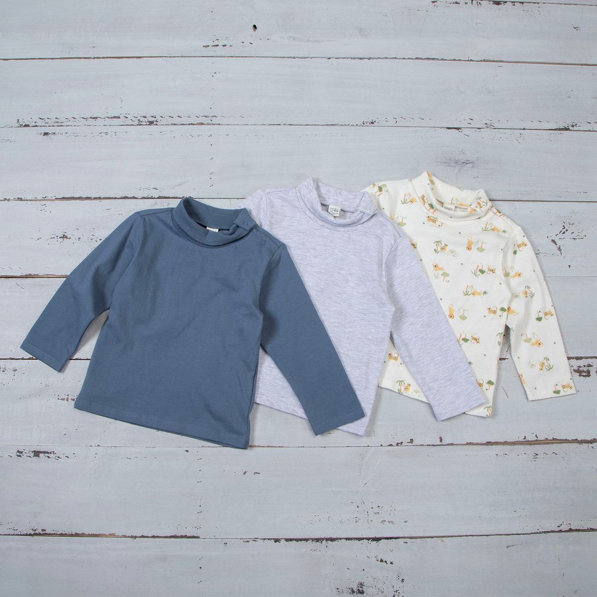 YAMP - Pack De 3 Camisetas Para Bebé Niño En Algodón Yamp