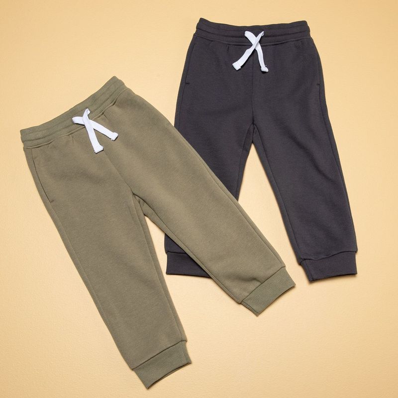 YAMP - Pack de 2 Pantalones para Bebé niño en Algodón Yamp