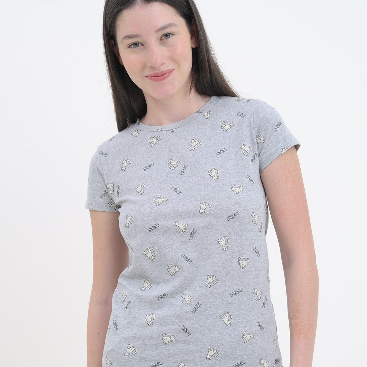 ELV - Camiseta para Niña en Algodón ELV