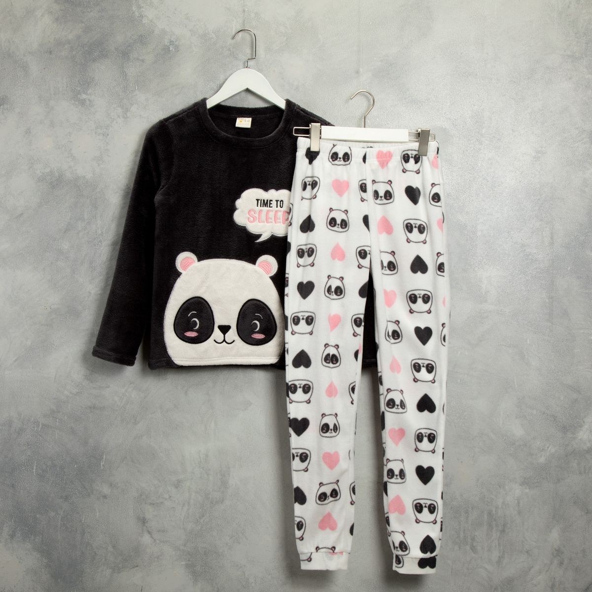 ELV - Pijama Niña Cintura elásticada Manga larga ELV 