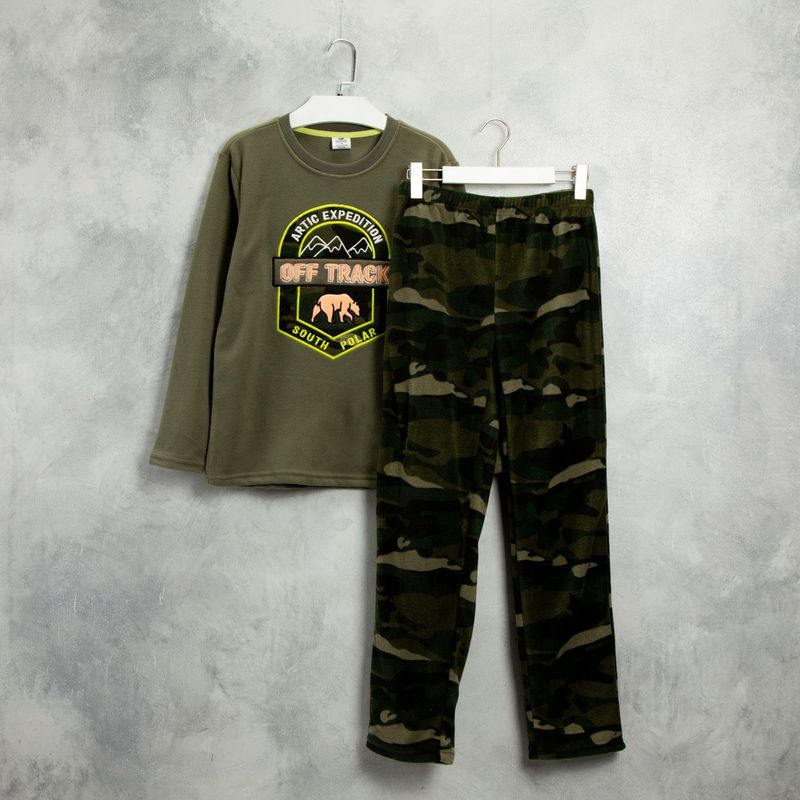 FEDERATION - Pijama Niño con Estampado Cintura elásticada Manga larga Federation