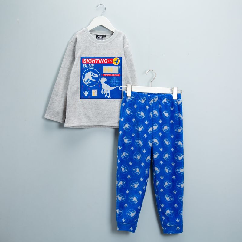 JURASSIC WORLD - Pijama para Niño 2 piezas con Estampado Cintura elásticada Manga larga Jurassic World