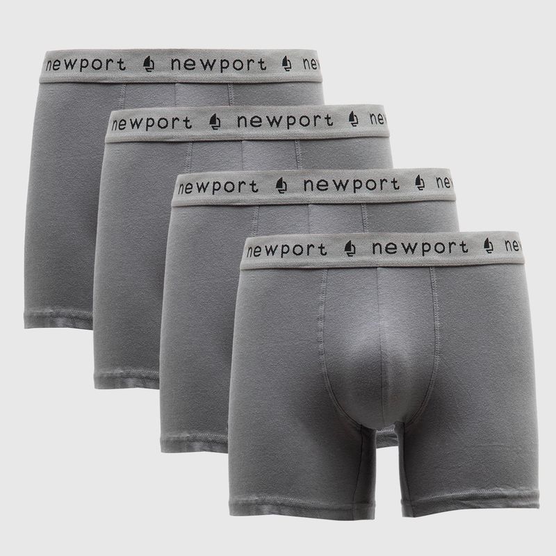 NEWBOAT - Boxers Hombre Pack de 4 de Algodón Newboat