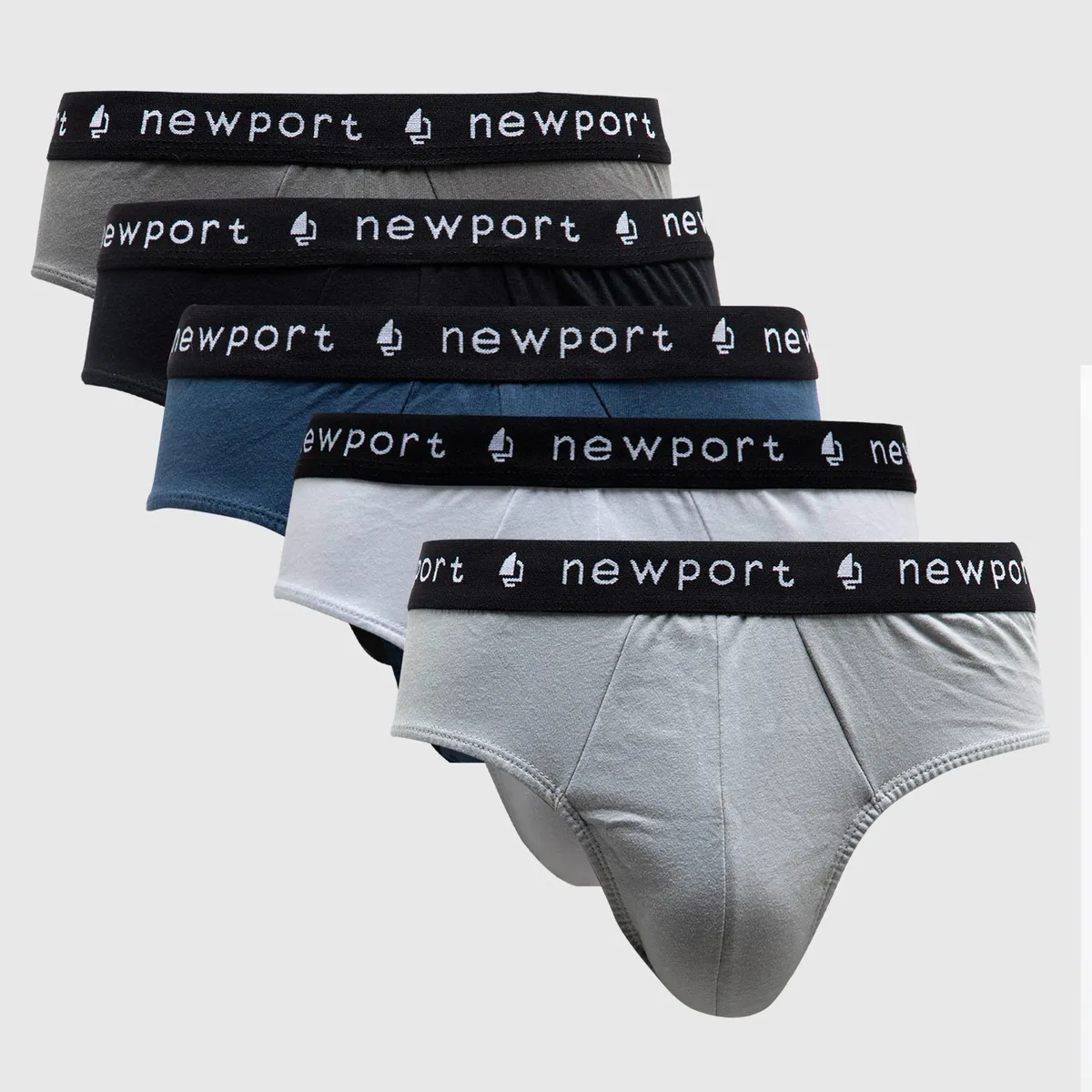 NEWPORT - Pack slip Hombre Pack de 5 de Algodón Newport