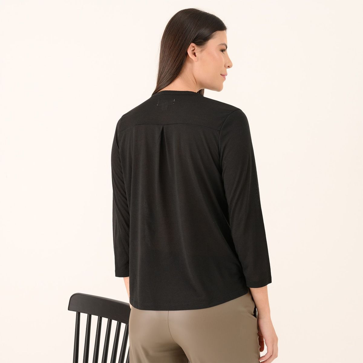 UNIVERSITY CLUB - Blusa para Mujer con Flores Manga 3/4 University Club