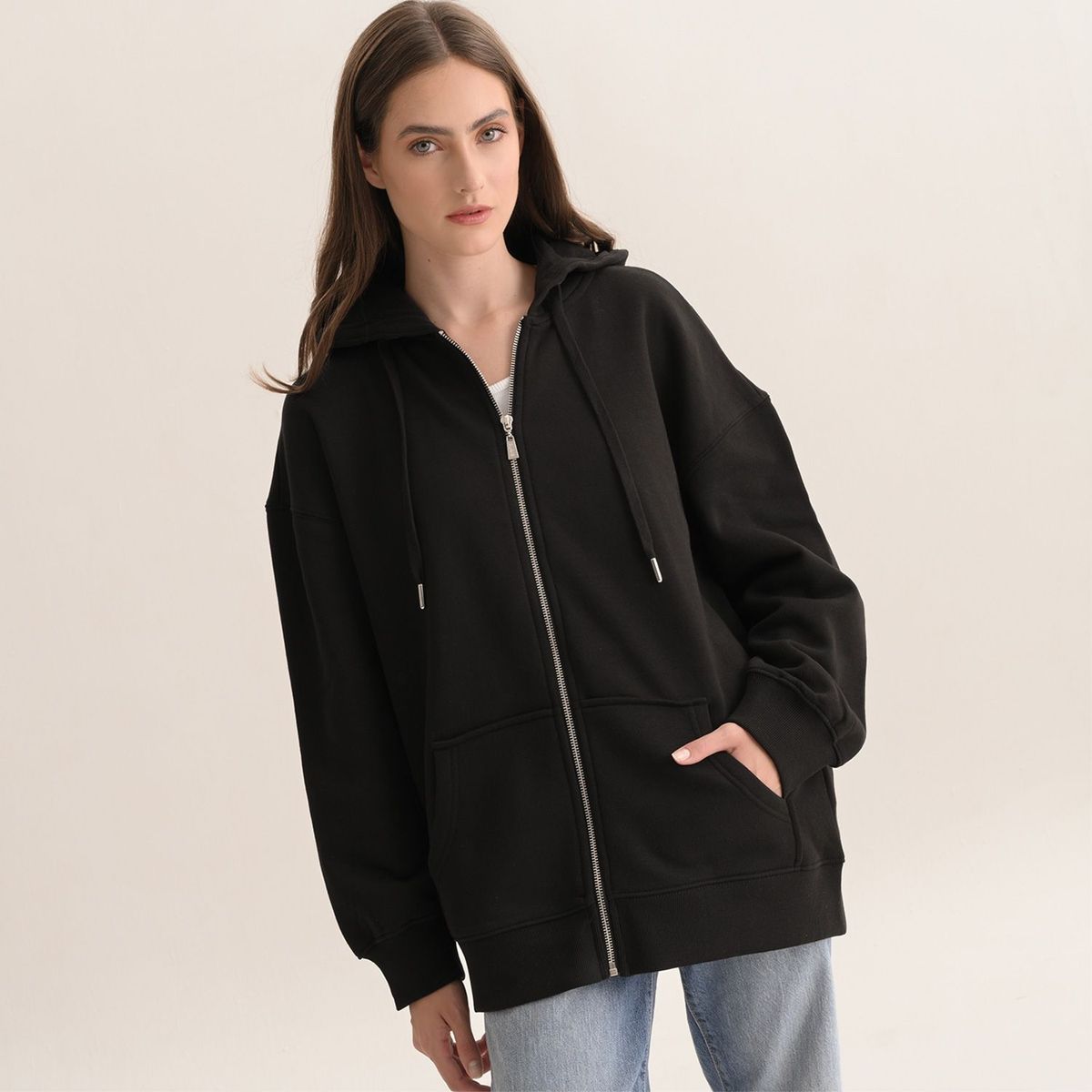 SYBILLA - Hoodie para Mujer de Algodón Sybilla