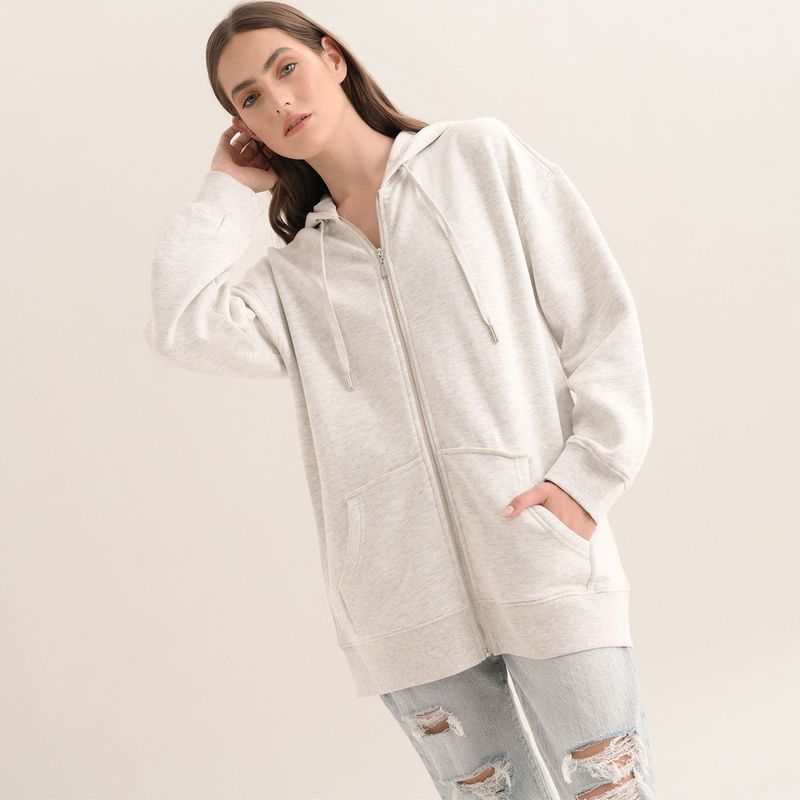 SYBILLA - Hoodie para Mujer de Algodón Sybilla