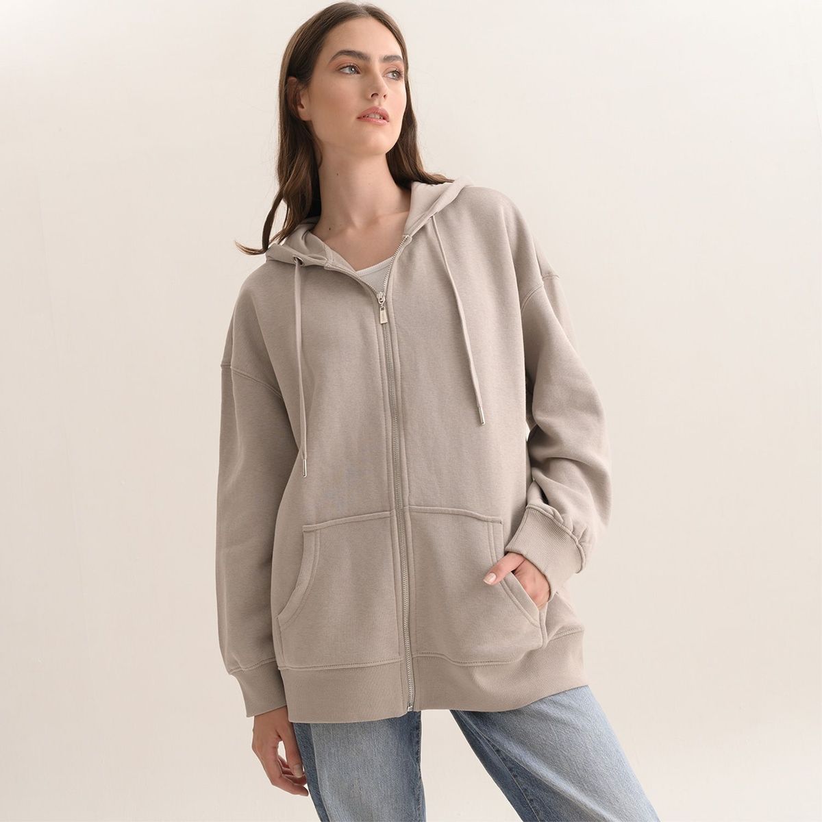 SYBILLA - Hoodie para Mujer de Algodón Sybilla