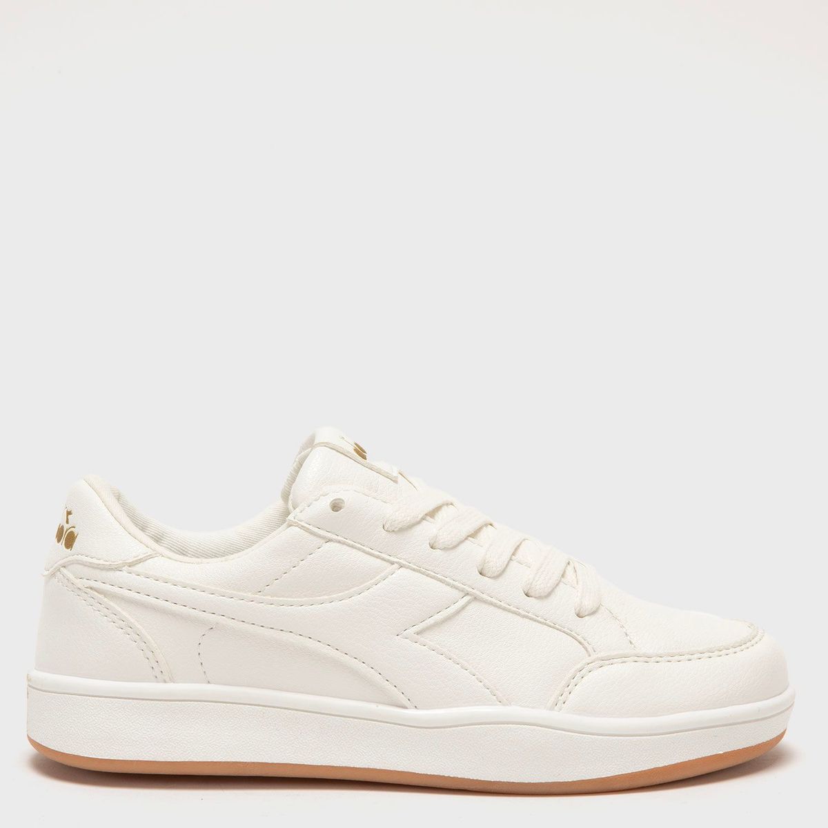 DIADORA - Tenis Diadora Girl Court para Niña Blancos Horma Justa 