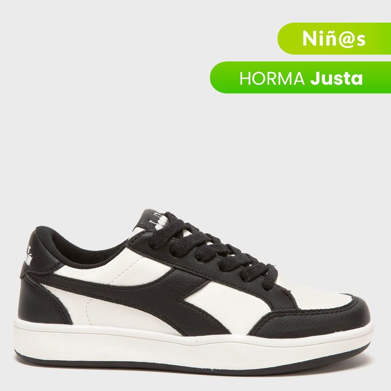 DIADORA - Tenis Moda Diadora Boy Courtnew para Niño Horma Justa 