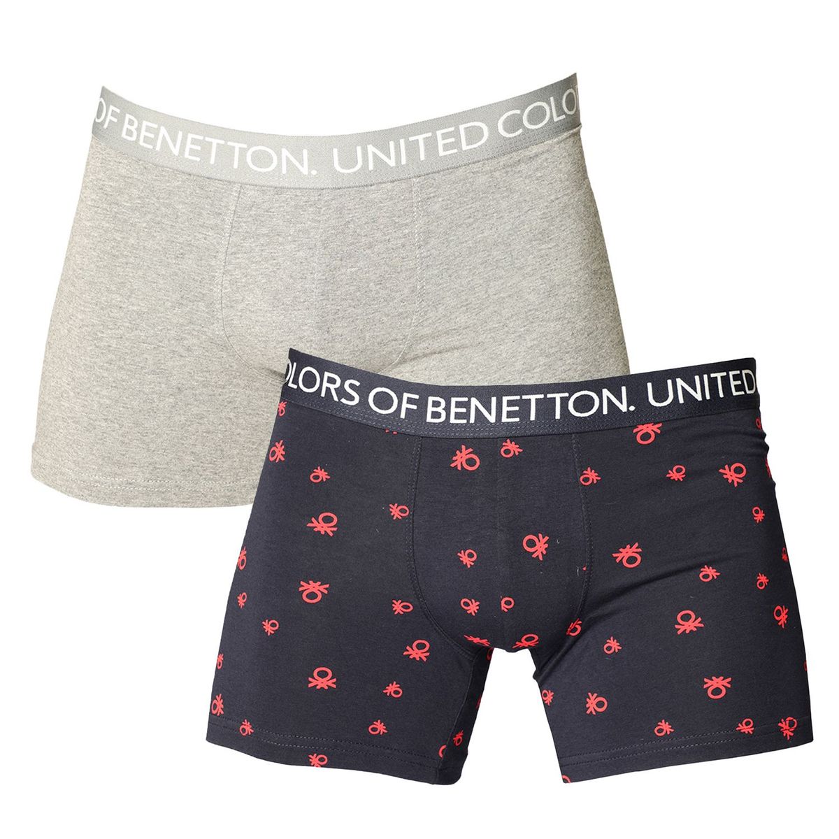 BENETTON - Boxer Hombre Pack de 2 de Algodón Benetton