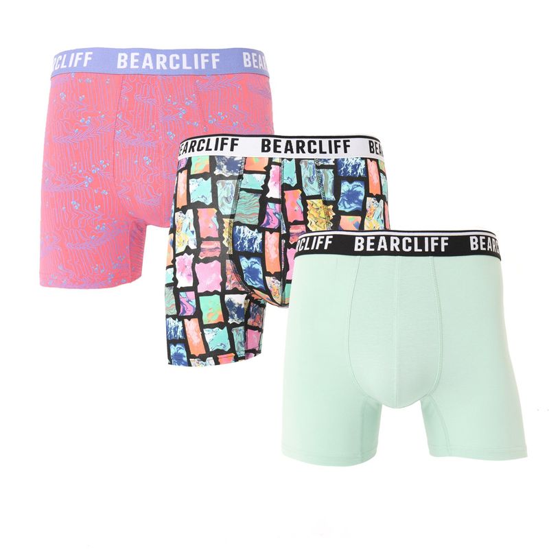 BEARCLIFF - Boxer Hombre Pack de 3 de Algodón Bearcliff