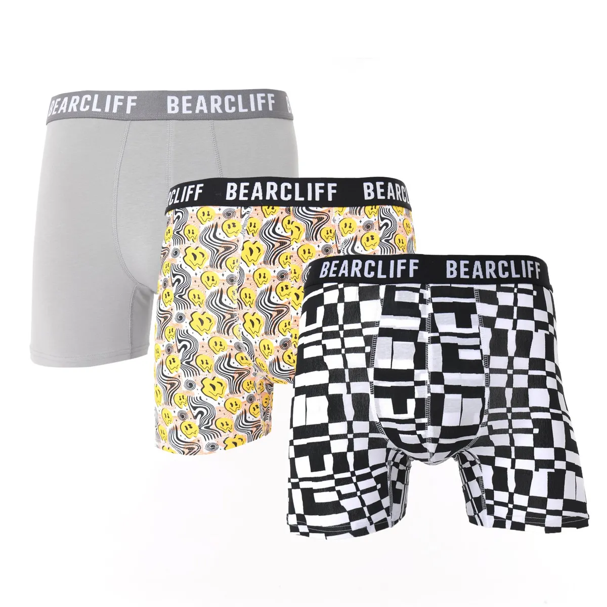 BEARCLIFF - Boxer Hombre Pack de 3 de Algodón Bearcliff