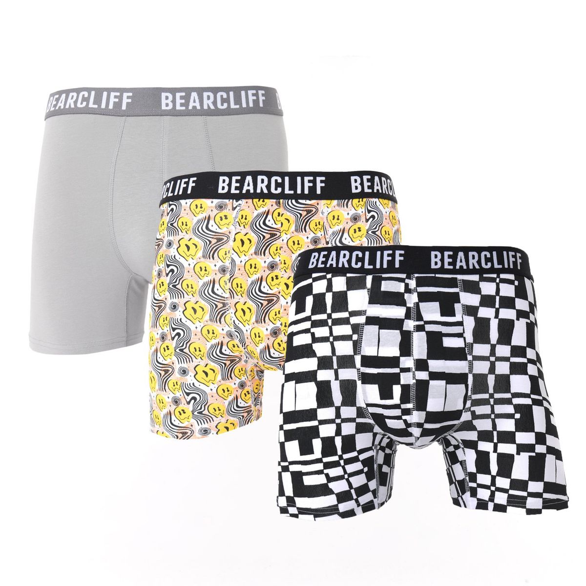 BEARCLIFF - Boxer Hombre Pack de 3 de Algodón Bearcliff