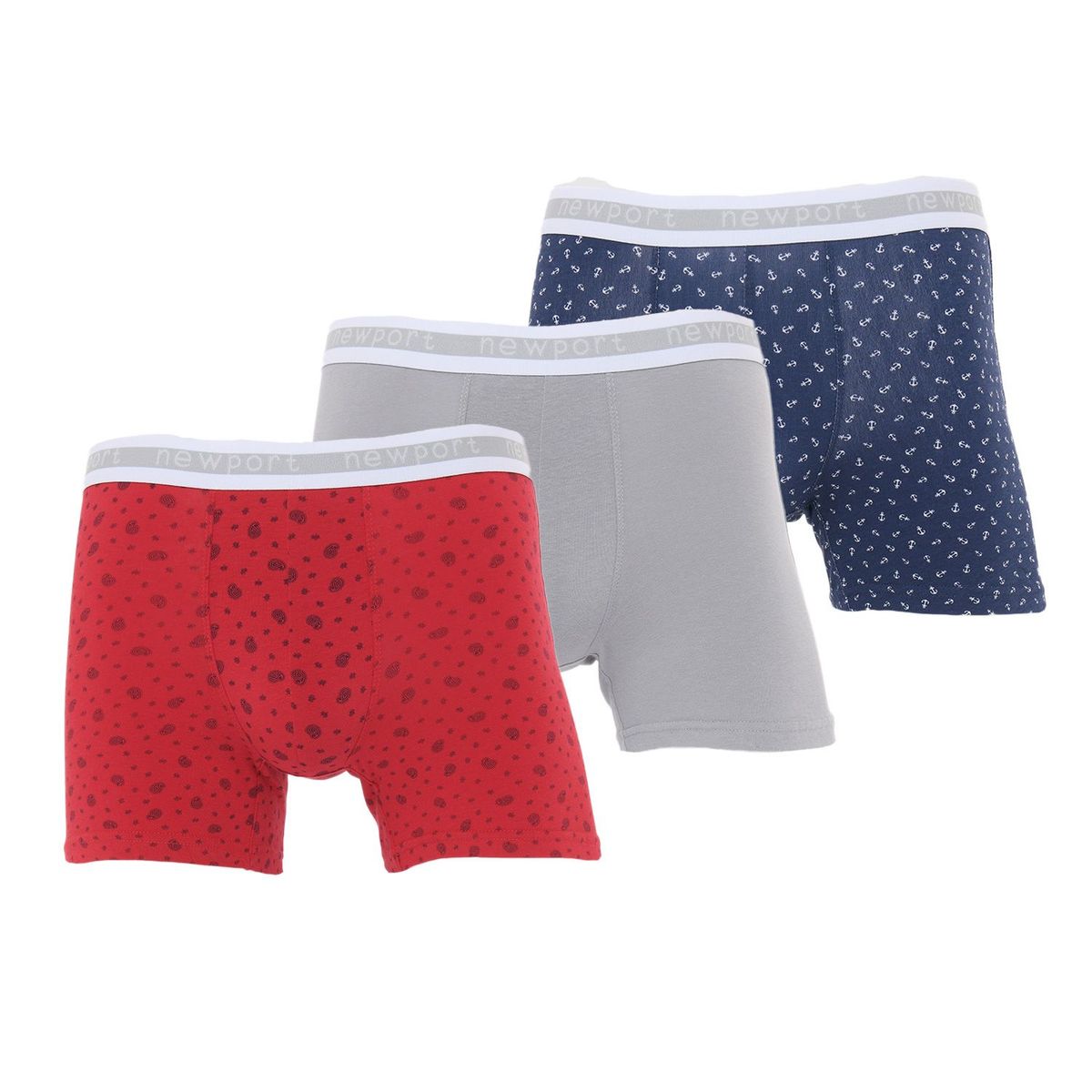 NEWPORT - Boxers Hombre Pack de 3 de Algodón NEWPORT