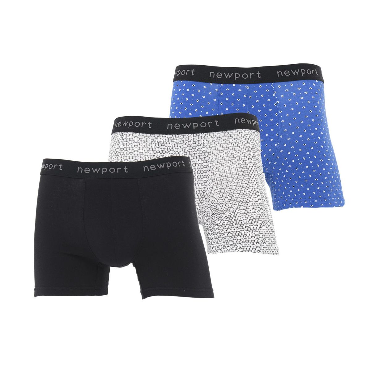 NEWPORT - Boxers Hombre Pack de 3 de Algodón NEWPORT