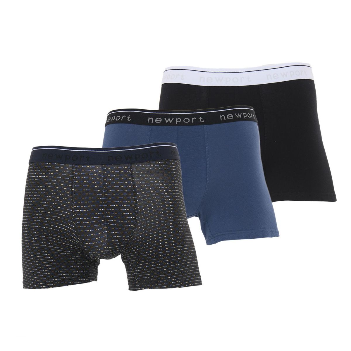NEWPORT - Boxers Hombre Pack de 3 de Algodón NEWPORT