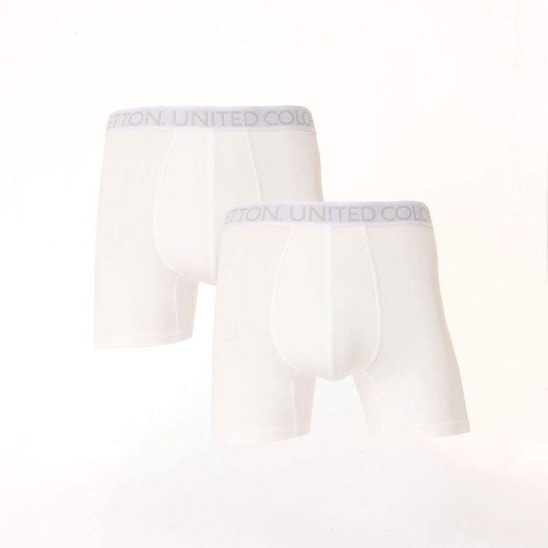 BENETTON - Boxers Hombre Pack de 2 de Algodón Benetton