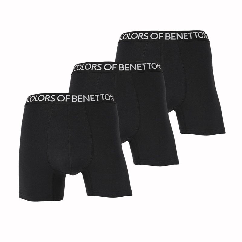 BENETTON - Boxer Hombre Pack de 3 de Algodón Benetton