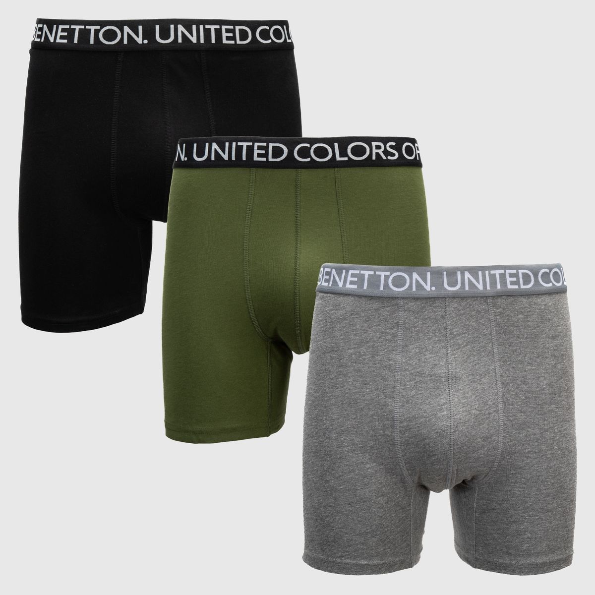 BENETTON - Boxers Hombre Pack de 3 Benetton