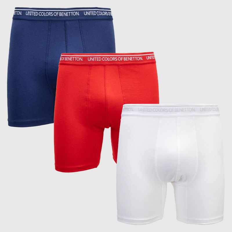 BENETTON - Boxers Hombre Pack de 3 Benetton