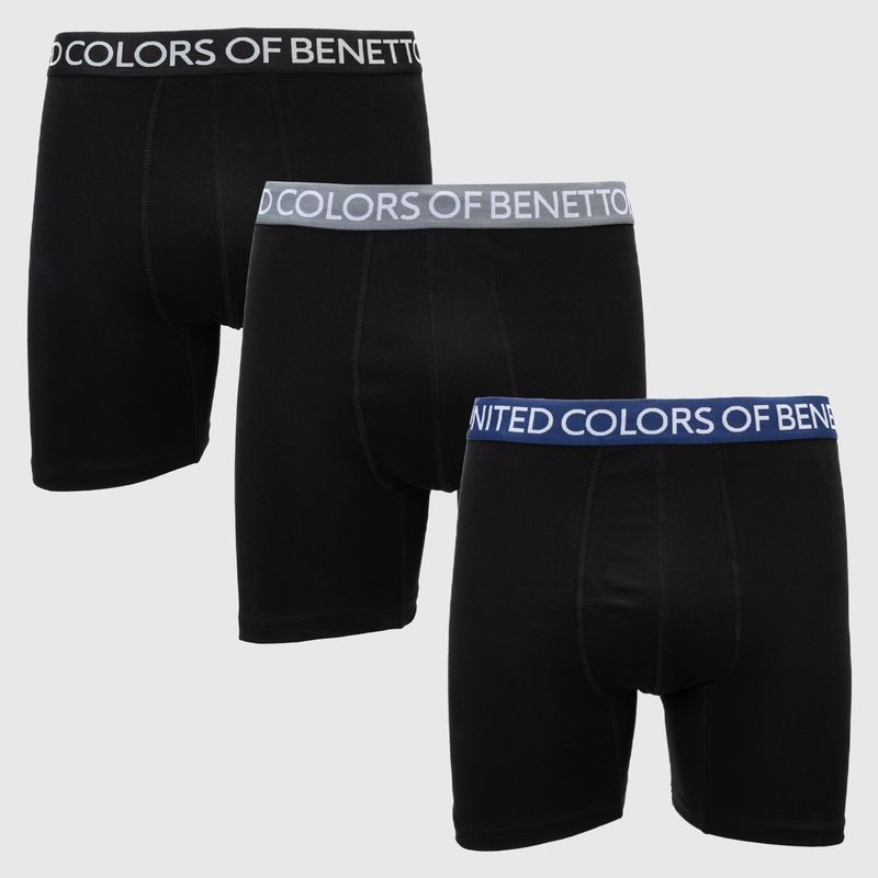 BENETTON - Boxers Hombre Pack de 3 Benetton