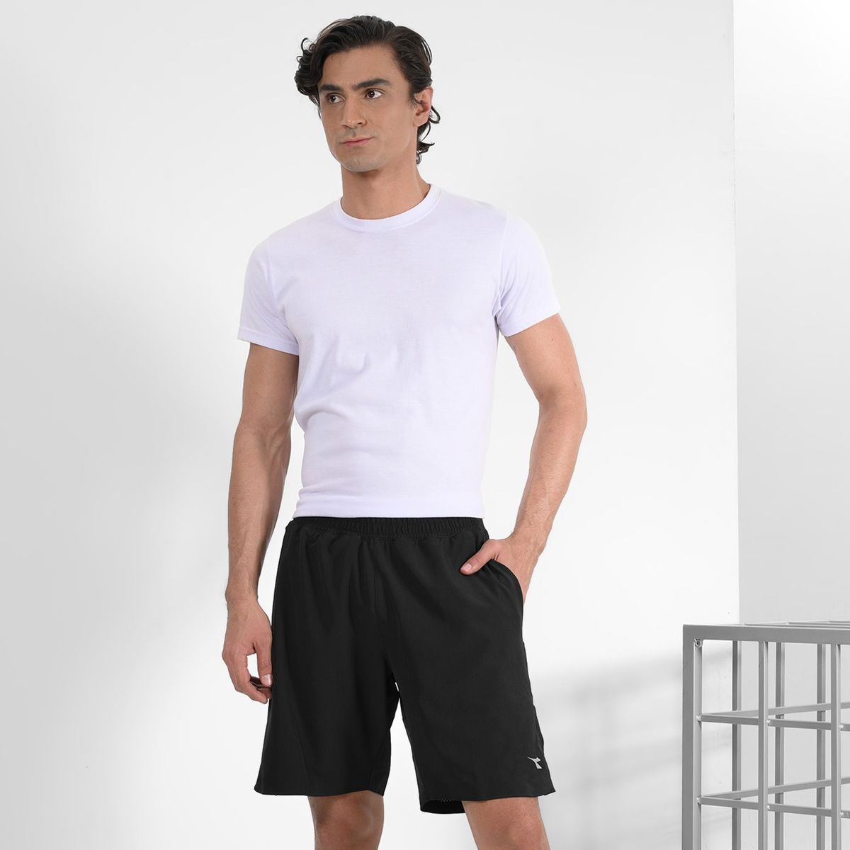 DIADORA - Pantaloneta deportiva hombre Diadora