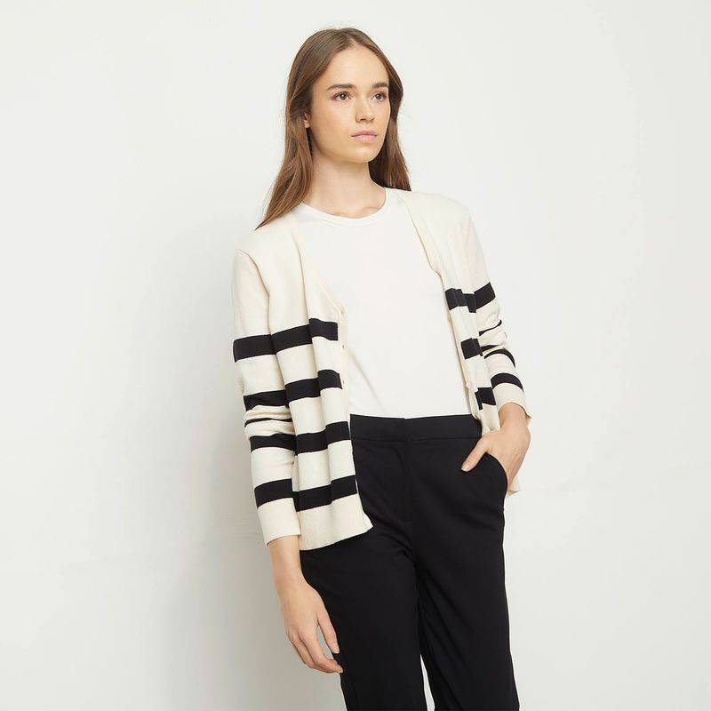 UNIVERSITY CLUB - Cardigan para Mujer de Algodón University Club