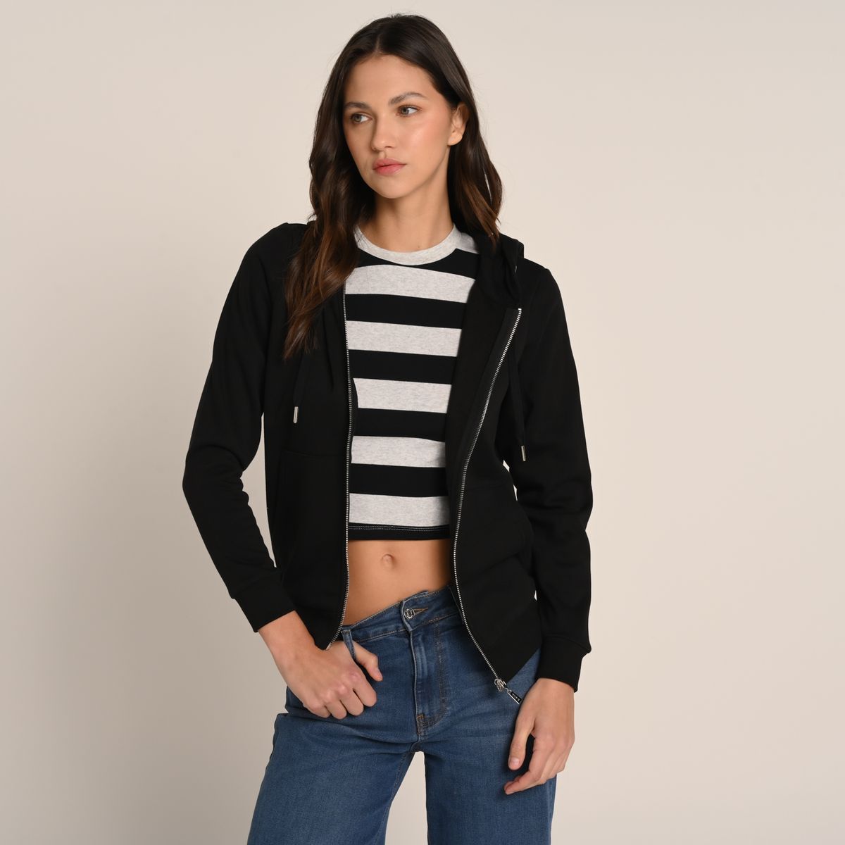 SYBILLA - Hoodie Mujer de Algodón Sybilla